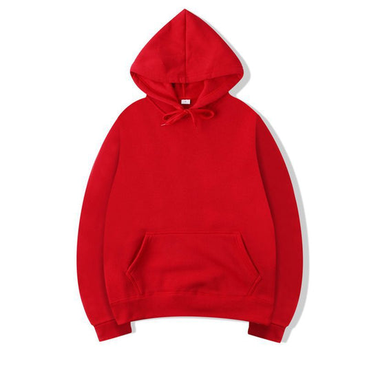 Solid Color Fleece Pullover Sweater