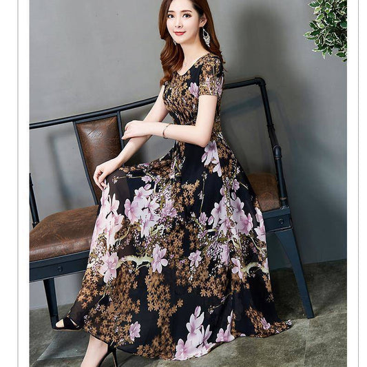 Floral Long Length Gown