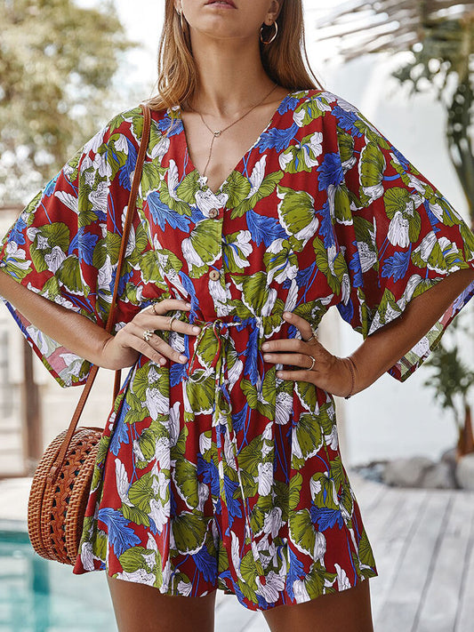 Floral Printed Jumpsuit