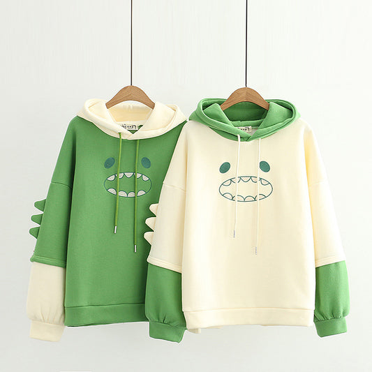 Monster fleece hooded sweater