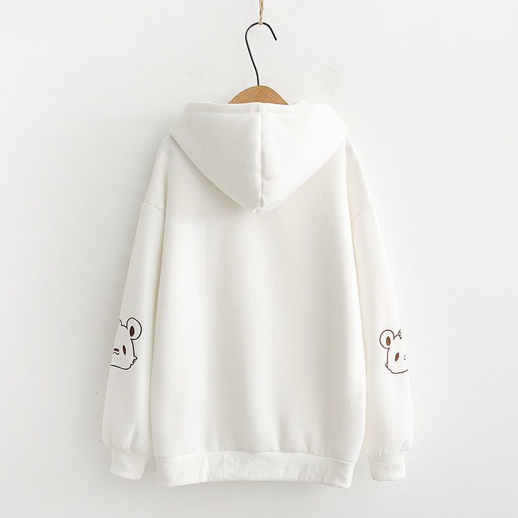 Bear paw hooded sweater