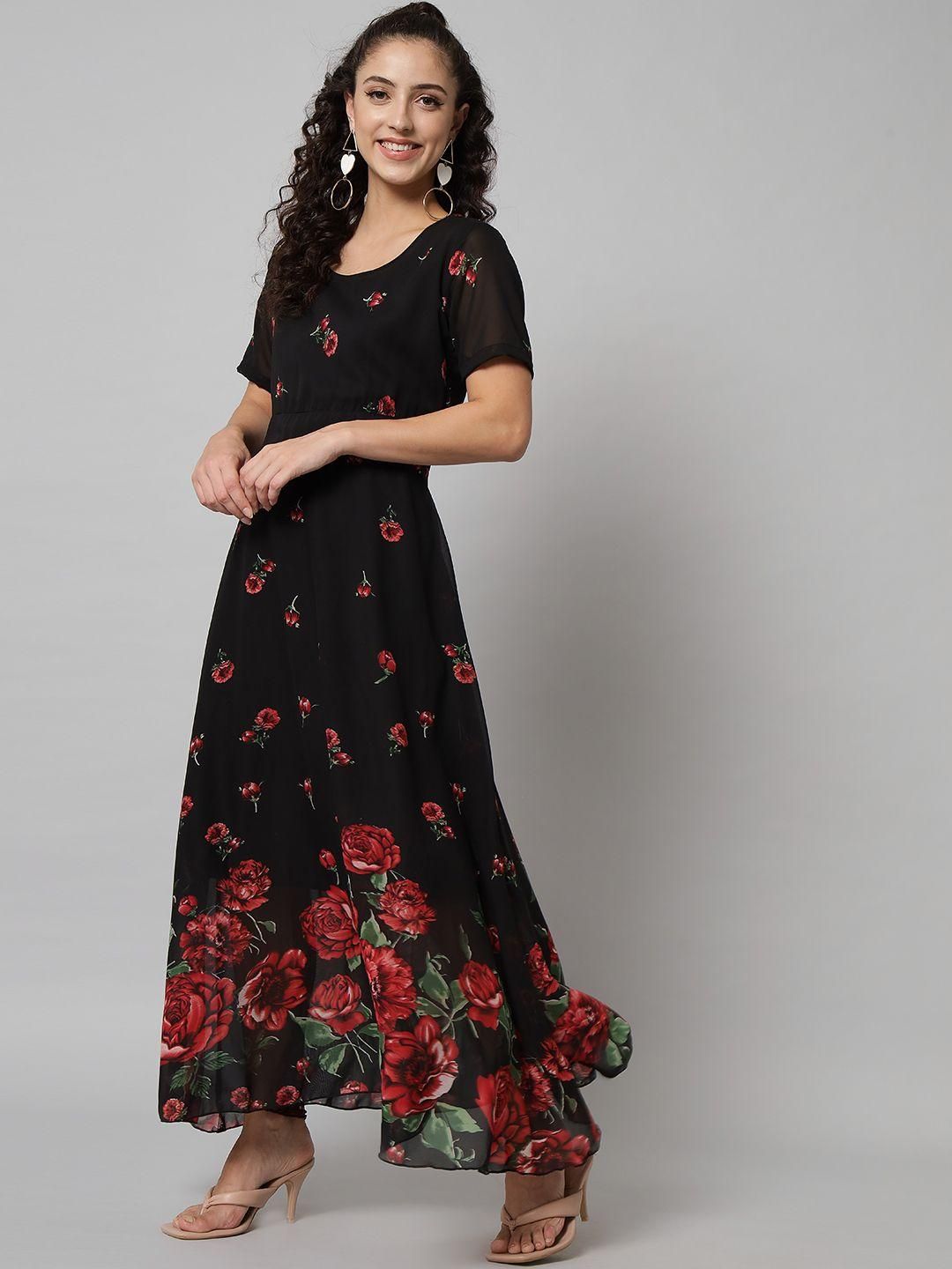 Floral Printed Maxi Dress