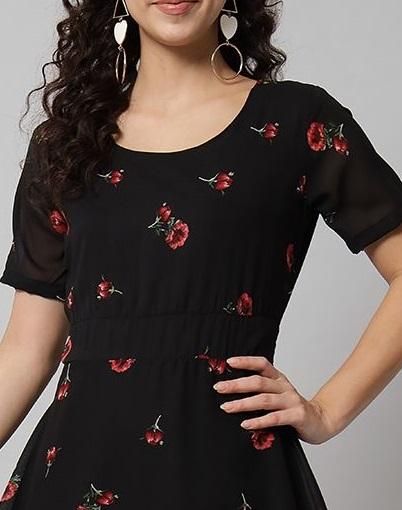 Floral Printed Maxi Dress