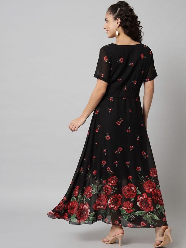 Floral Printed Maxi Dress