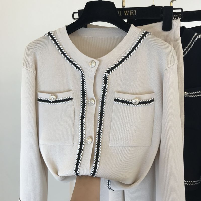 Round Neck Top with Wide-leg Pants